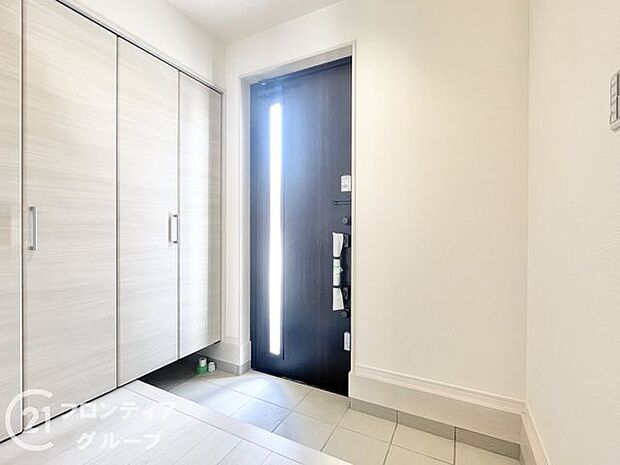 玄関は防犯性の優れたダブルロックドアです！