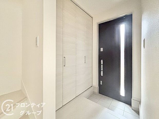 玄関は防犯性の優れたダブルロックドアです！