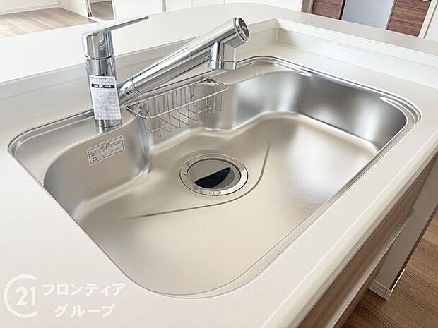 ワイドシンクなので家族が増えても洗い物楽々です