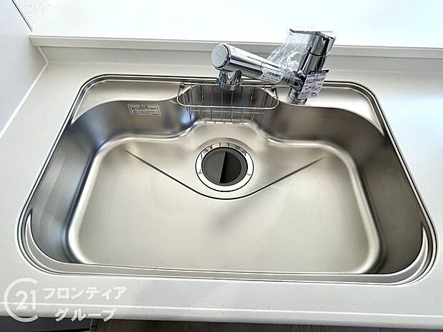 ワイドシンクなので家族が増えても洗い物楽々です