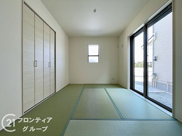 い草香る畳スペースは、使い方色々!客室やお布団で寝るときにぴったりの空間ですね。