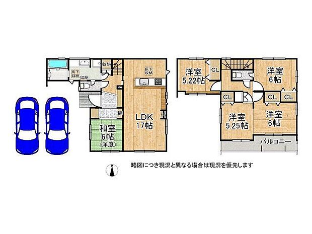 4LDKの間取りです