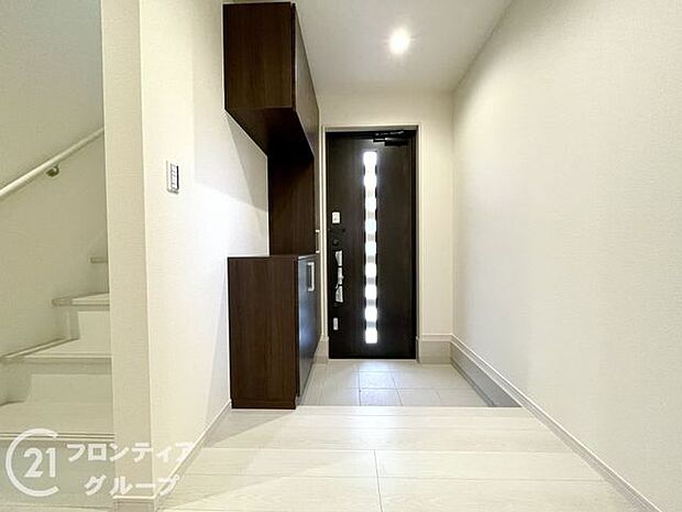 玄関は防犯性の優れたダブルロックドアです！