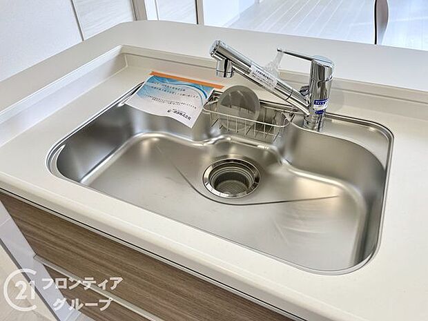 ワイドシンクなので家族が増えても洗い物楽々です