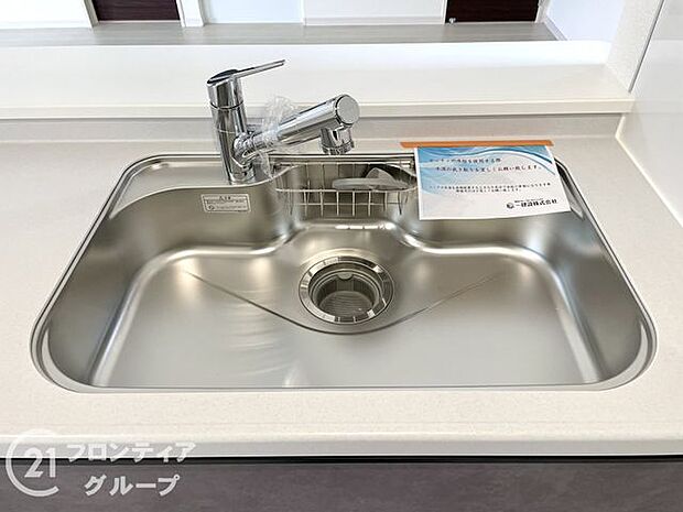 ワイドシンクなので家族が増えても洗い物楽々です