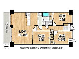 間取図画像 3LDK