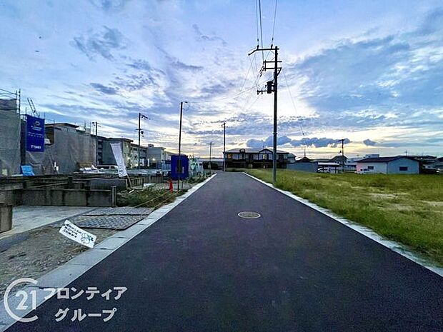 現地写真更新！現地ご案内とともに住宅ローンのご相談も承ります！実際の道路幅や雰囲気は、ぜひ一緒に現地で確認いたしましょう