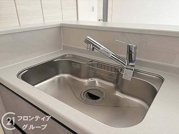 ワイドシンクなので家族が増えても洗い物楽々です