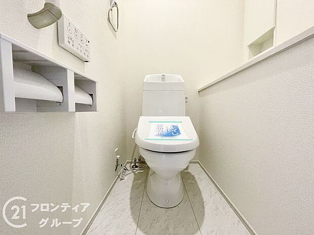 トイレは1階と2階の2カ所に設置！階段を上り下りせずに使用できるので、高齢の方にも安心です！