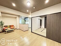 ヴィルヌーブ学園前2メヌエット　中古マンション 3LDKのリビング/ダイニング