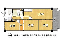 ローレルコート新大宮　中古マンション 3LDKの間取り