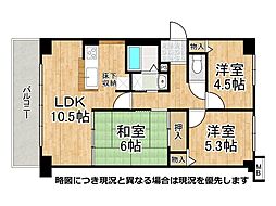 エスペランス奈良アルティス 3LDKの間取図画像
