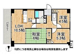 エスペランス奈良アルティス 3LDKの間取図画像