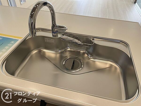 ワイドシンクなので家族が増えても洗い物楽々です