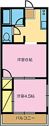 グランクリーク 2Kの間取図画像