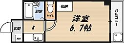 フルーレ 1Kの間取図画像