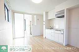 東武東上線 霞ヶ関駅 徒歩6分の賃貸アパート 1階1LDKのリビング/ダイニング