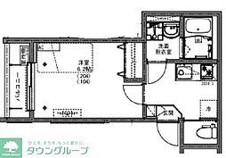 KEIAI RESIDENCE 西所沢 1階1Kの間取り