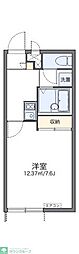 レオパレスパーシモン 1Kの間取図画像