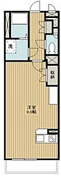ミランダセレブ2 ワンルームの間取図画像