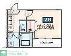 MELDIA青梅 1Kの間取図画像