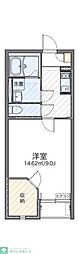 レオネクストさくら 1Kの間取図画像