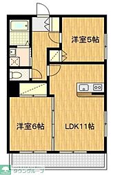 ALSOLE 2LDKの間取図画像