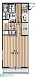 エミネンス三愛 1Kの間取図画像