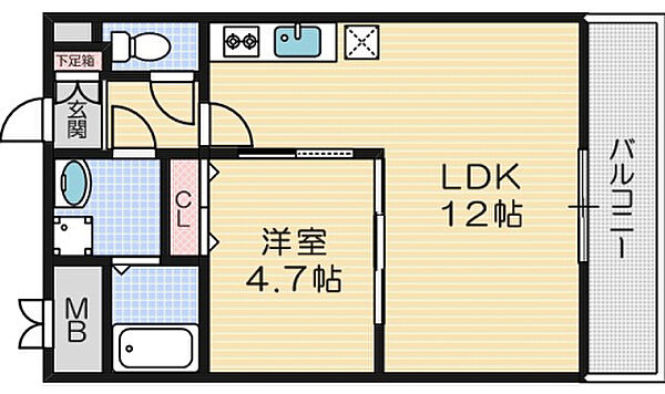 同じ建物の物件間取り写真 - ID:227086175406