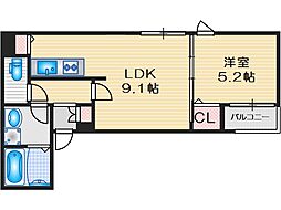 間取図画像 1LDK