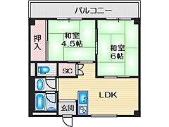 物件の間取り