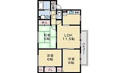 パークハイム前田 3LDKの間取図画像