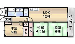 メゾン・トゥルース 3LDKの間取図画像