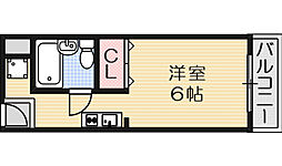 メゾン北春日丘 1Kの間取図画像