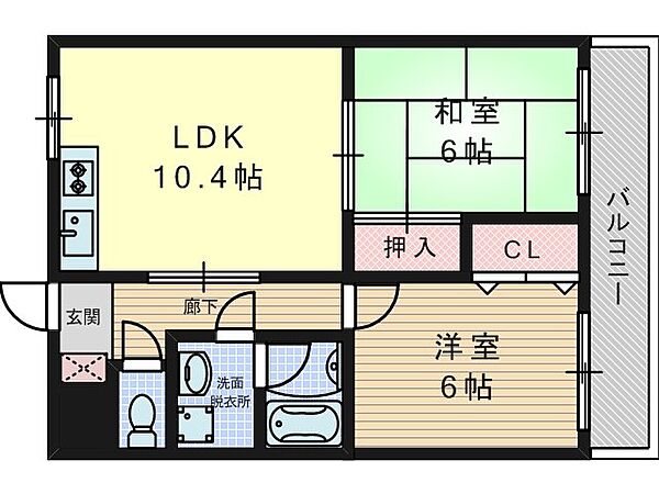 同じ建物の物件間取り写真 - ID:227074849744