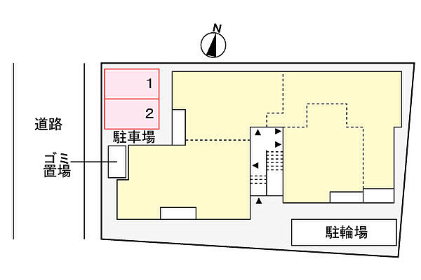大阪府高槻市本町(賃貸アパート1LDK・3階・43.98㎡)の写真 その14