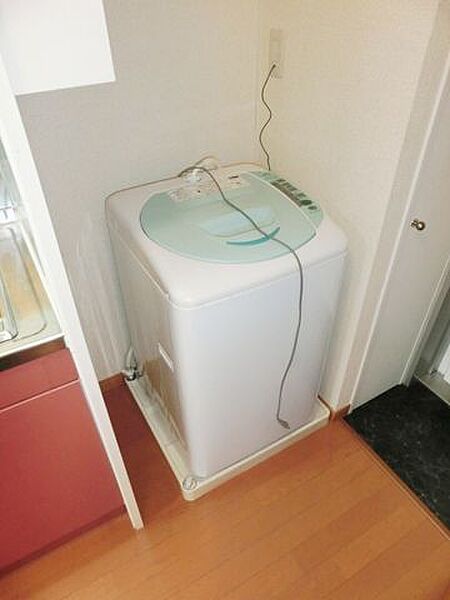 画像19:洗濯機付。