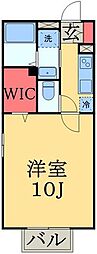 殿台ＮＴステージ 2階1Kの間取り