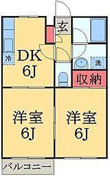間取図画像 2DK