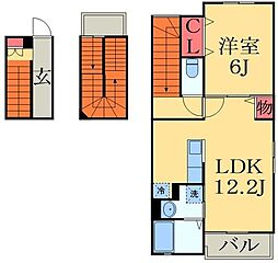 間取図画像 1LDK