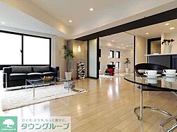 東京メトロ日比谷線 中目黒駅 徒歩4分の賃貸マンション 3階2LDKのリビング/ダイニング