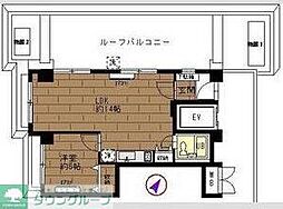 JR山手線 渋谷駅 徒歩11分の賃貸マンション 5階ワンルームの間取り
