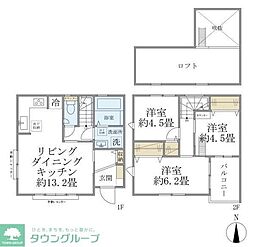 ラルゴ・アネックス 3LDKの間取図画像