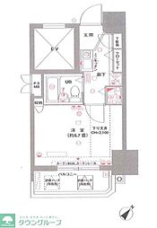 ロイヤルアメニティ池尻大橋 1Kの間取図画像