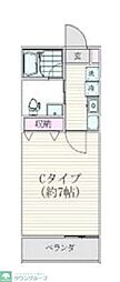 ＦＵＵＷＡ船橋本町 1階1Kの間取り