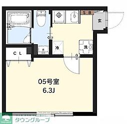 La Premiere 1Kの間取図画像
