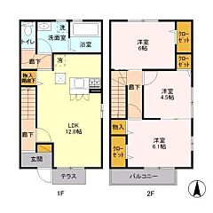 物件の間取り