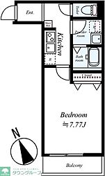GRADUS北初富 1Kの間取図画像