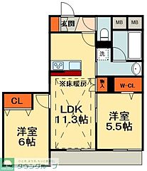 物件の間取り