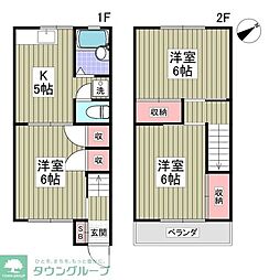 テラス・ジョイ 3Kの間取図画像